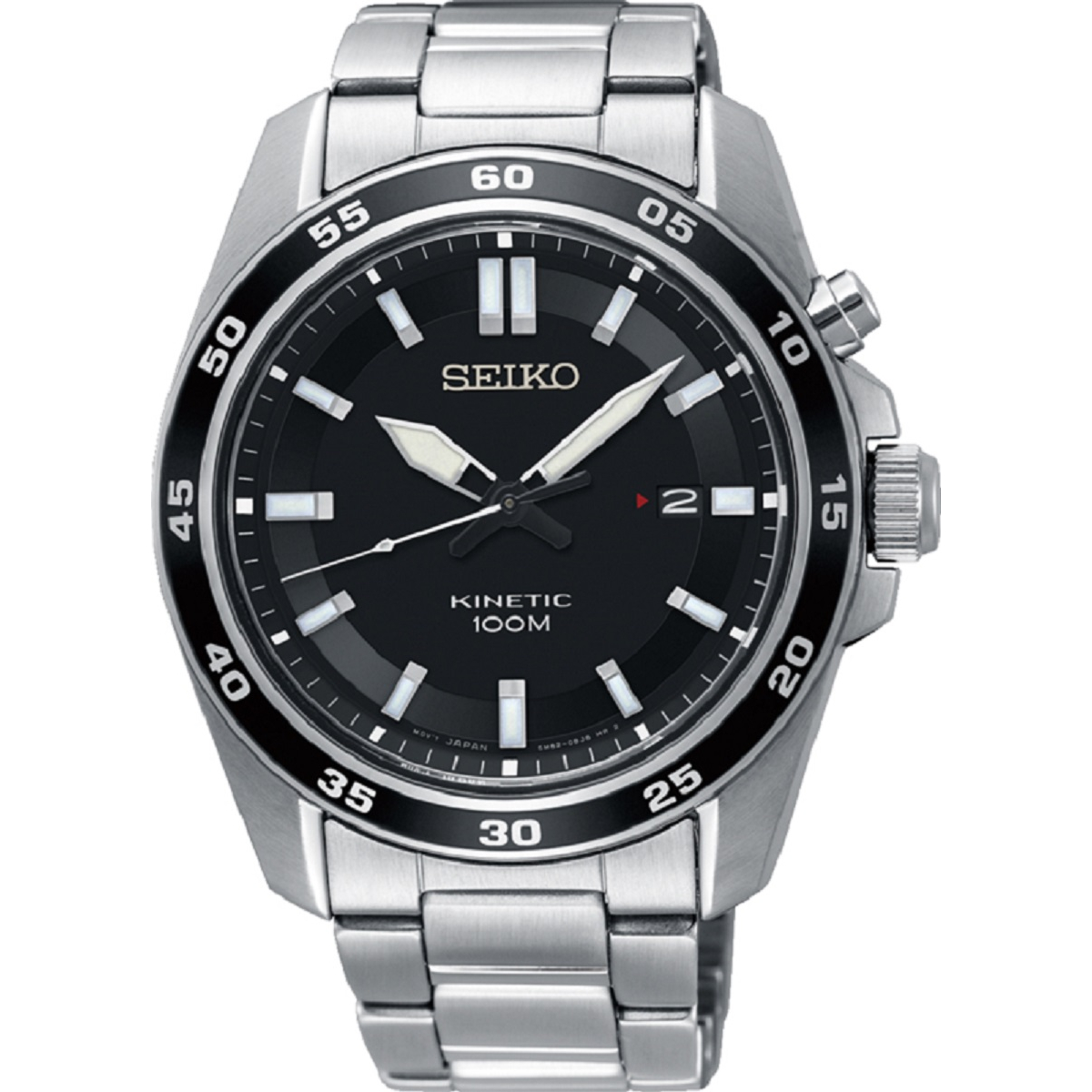 Seiko Kinetic Herren SKA785P1 Versand Lieferung gratis Quarz